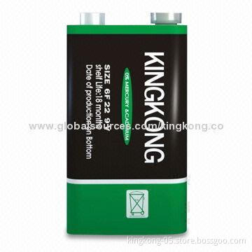 Super Heavy-duty 9V Carbonic Battery, 6F22 Environment-friendly